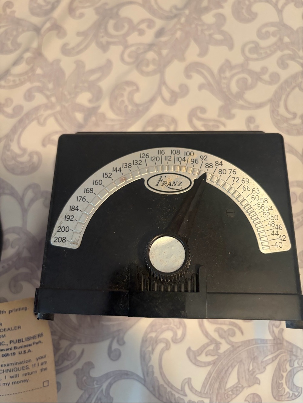 Vintage Franz LM-4 1970's Electric Metronome works great